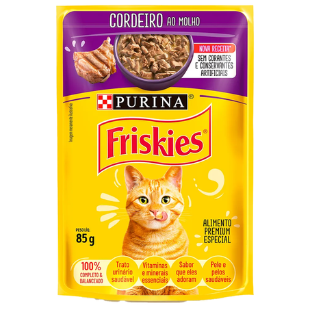 FRISKIES CORDEIRO AO MOLHO 85G