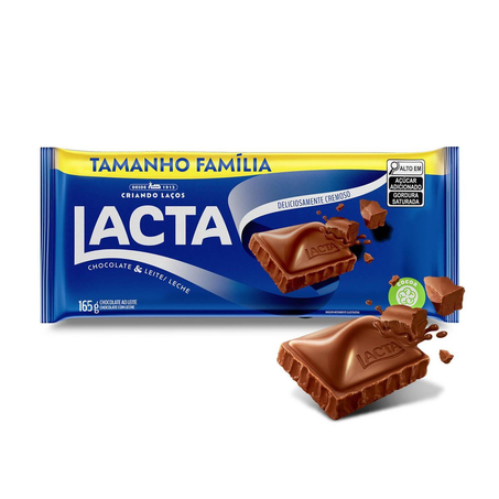 CHOCOLATE LACTA AO LEITE 145G