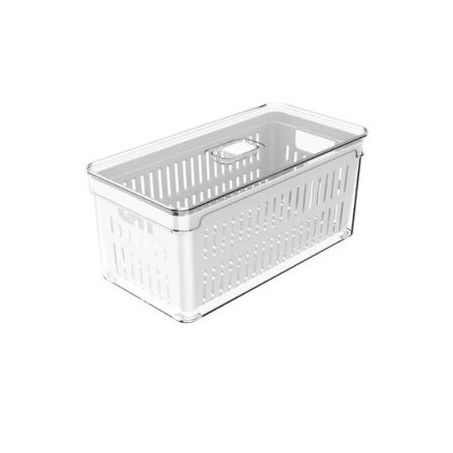 Organizador clear fresh c/ cestos 5l nat