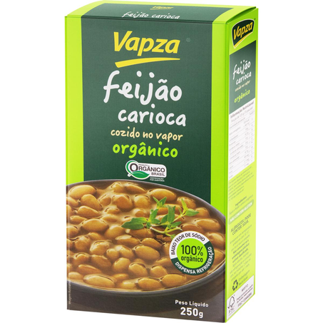 Feijão Vapza 250g - Orgânico - Carioca