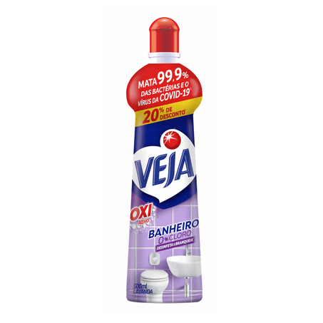 Desinfetante veja banheiro 500ml lavanda