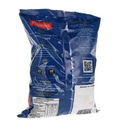 MASSA G DURO PAGANINI PENNE RIGATE 500G 360-16