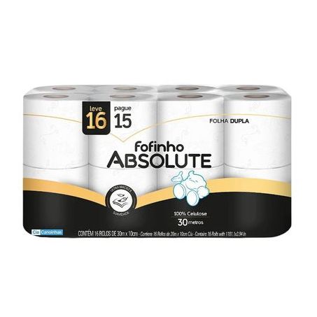 Papel hig.fofinho f.d.30m l16p15 abs.