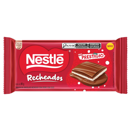 Chocolate Recheado Nestlé 90g - Prestígio