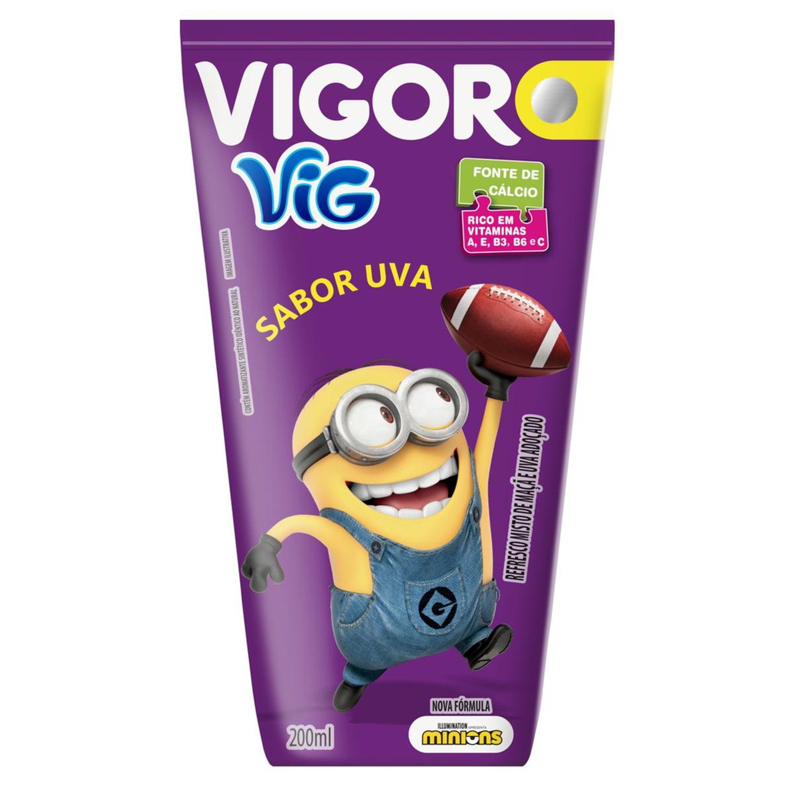 Refresco Vig Vigor 200ml - Uva - TP