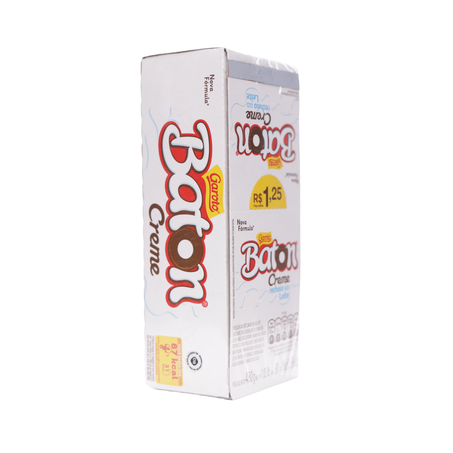 Choc baton garoto creme rech leite 30un 360-51