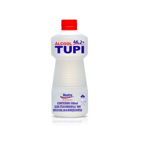 Alcool tupi 500ml neutro 46.2°