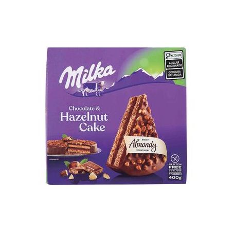 Torta chocolate/avelã milka 400g