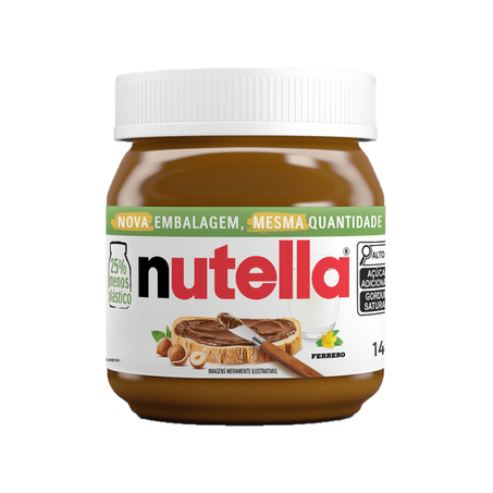CREME DE AVELÃ NUTELLA FERRERO 140G