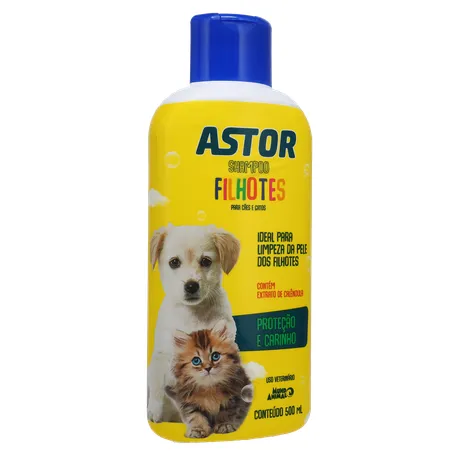 SHAMPOO ASTOR FILHOTES CAES E GATOS 500ML 360-34