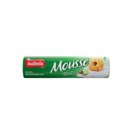 Biscoito Isabela Tortinhas Mousse Limão com Chocolate 130G