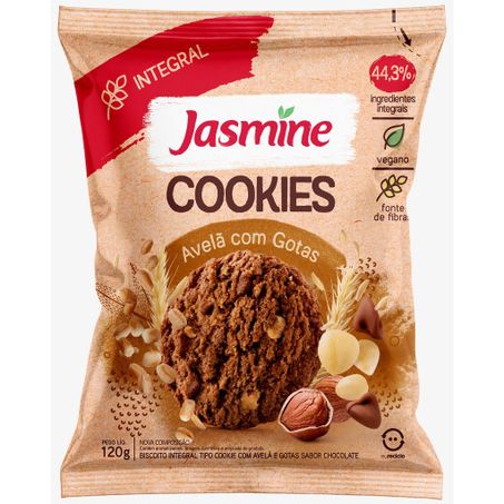 Cookies jasmine int 120g avela c/choco