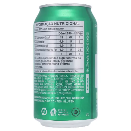 Refrigerante de Guaraná Fruki Lata 350ml 360-17