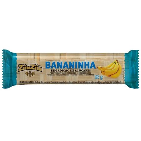 BANANINHA SEM ADIÇÃO DE AÇÚCARES 25G