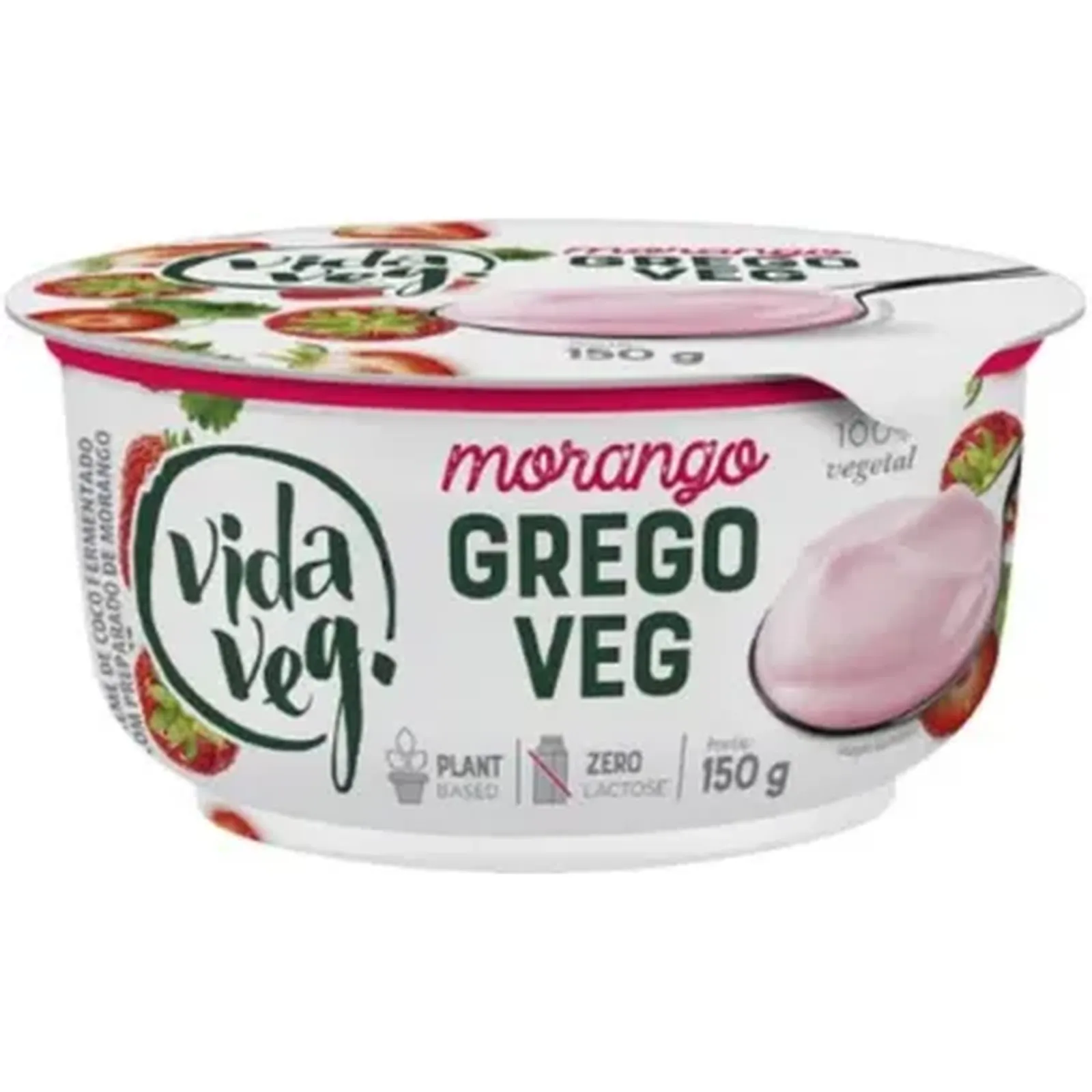 Iogurte Grego Morango Vidaveg 150g