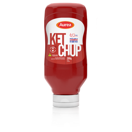Ketchup aurea frasco 390g