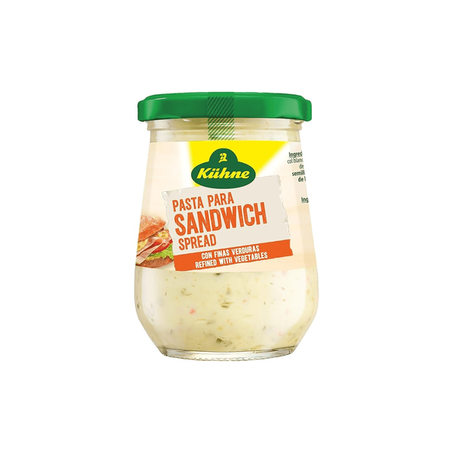 Molho kuhne sandwich remoulare c/vegetais 260g