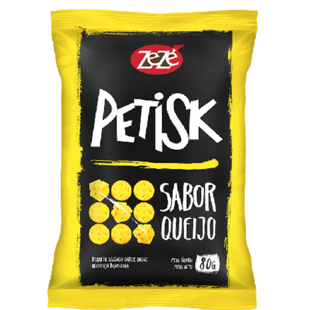 Salgadinho zeze 80g petisk queijo
