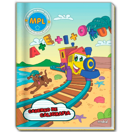 CADERNO BROCHURA CREDEAL CALIGRAFIA CD MPL 40 FOLHAS