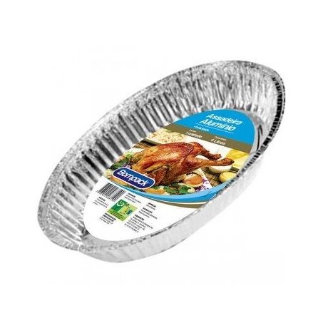 Assadeira Alumínio Bompack Oval 4l 
 