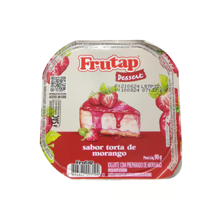 IOGURTE FRUTAP MORANGO 90G