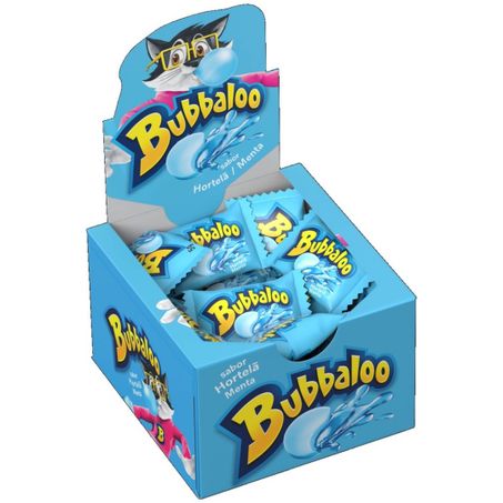Chicle bubbaloo pcc/60un hortela
