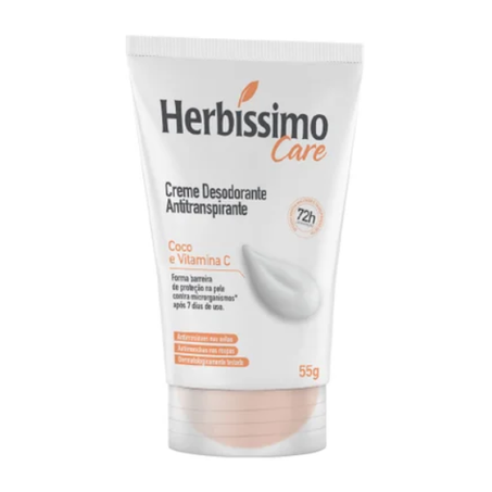 DESODORANT CREME HERBISSIMO 55G COCO E VITAM C
