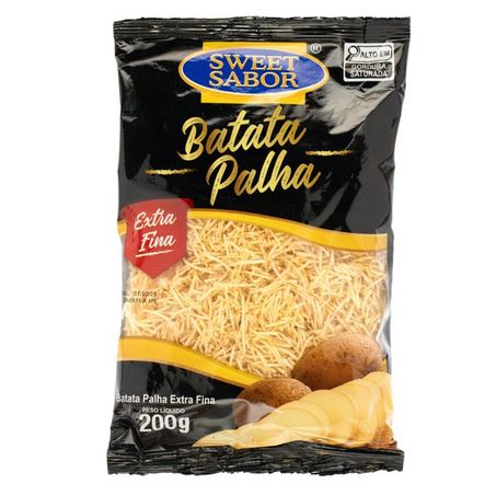 Batata Palha Sweet Sabor 80g Extra Fina