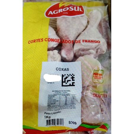 Coxa agrosul iqf cong 1kg
