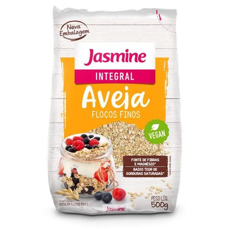 Aveia jasmine flocos finos 400g