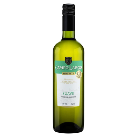 Vinho Campo Largo 750ml - Branco - Suave