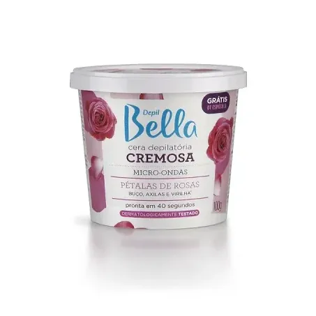 CERA DEPILATÓRIA BELLAMICRO ONDAS PETALAS DE ROSAS 100G