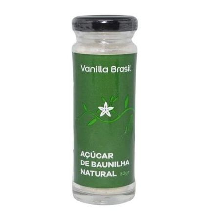 Açúcar de Baunilha Natural Vanilla Brasil 80g