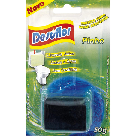 Desodorizador Caixa Acoplada Desoflor 50g - Pinho