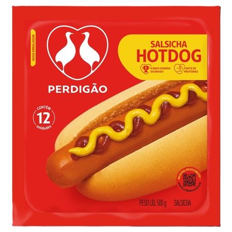 Salsicha Perdigão Hot Dog Pacote 500G