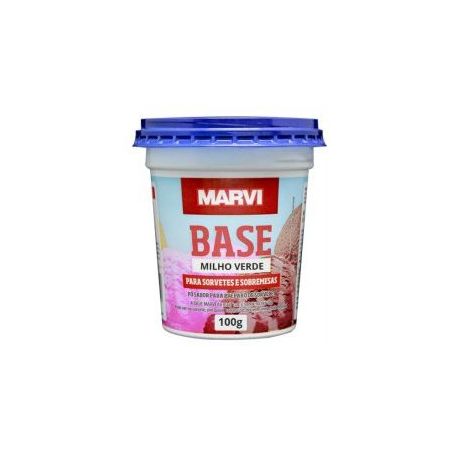 BASE PARA SORVETE MARVI PÓ MILHO VERDE 100G