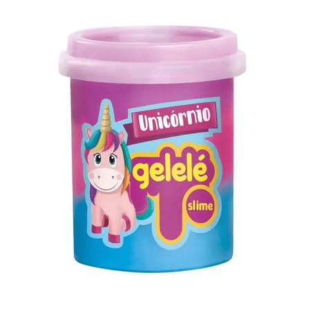 BRINQUEDO GELELE SLIME 152G UNICORNIO REF.3491