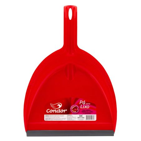 PÁ PARA LIXO COM BORRACHA ADERENTE CONDOR