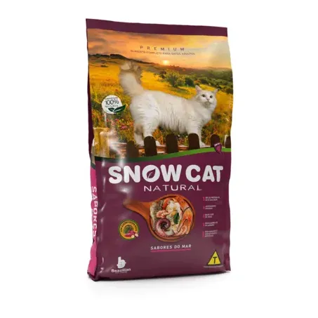 Racao Snow Cat 1kg Sabores Do Mar