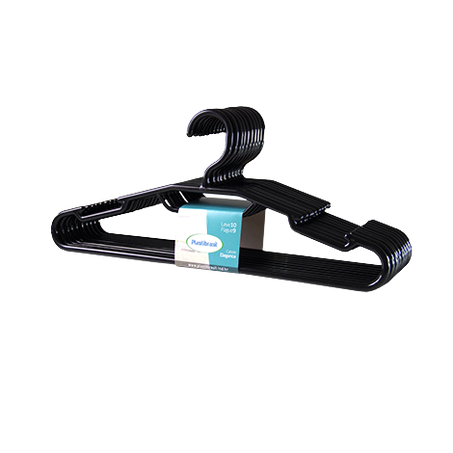 Cabide plastibrasil elegance leve 10 e pague 9 un