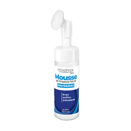 Creme Facial Kerabrasil 150ml Mousse Acido Hialuronico