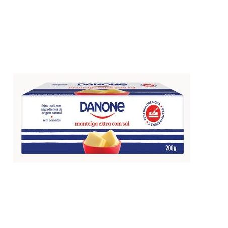 Manteiga extra c/sal danone 200g