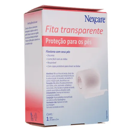 Fita adesiva protetora de pés 3m transpa 360-15