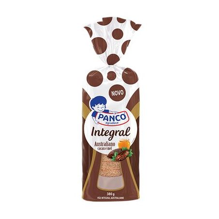 Pao panco australiano cacau e mel 380g