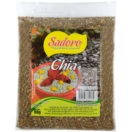 SEMENTE DE CHIA SADORO 90G