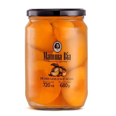PESSEGO EM CALDA MAMMA BIA 680G