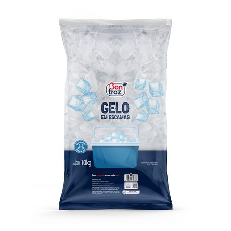 Gelo Bontraz em Escamas Pacote 10Kg