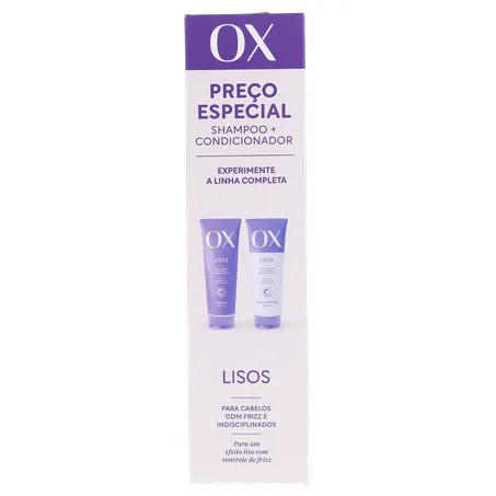 Kit shampoo ox 375ml+cond170ml lisos 360-27
