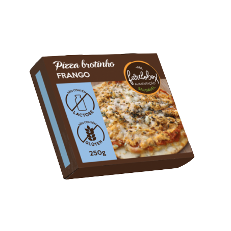 FARELOBOX PIZZA FRANGO S GL S LAC 250G