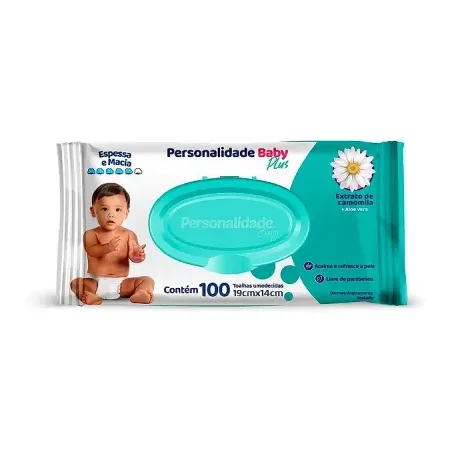 Toalha Umed Personalidade 100un Baby Plus